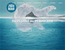Tablet Screenshot of jazzenbaie.com